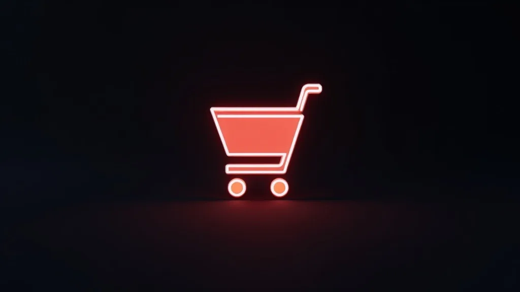 Neonska ikona shopping korpe - simbolika e-commerce решenja za web prodavnice