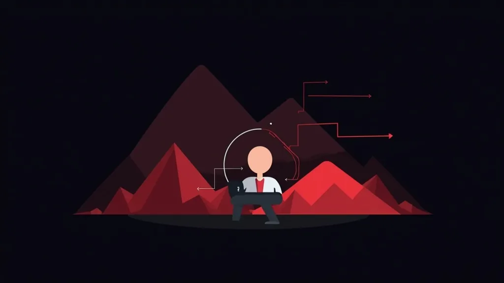 Ilustracija poslovnjaka sa laptopom i mapama za lokalnu SEO optimizaciju firmi