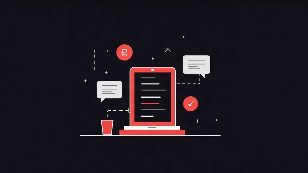 Digitalna marketinga automatizacija sa tabletom, chat porukama i proverama - alati za uštedu vremena i troškova u malim preduzećima