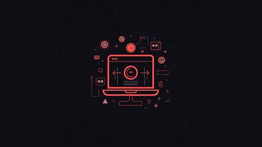 Grafički prikaz digitalne automatizacije i veštačke inteligencije za online marketing male preduzeće