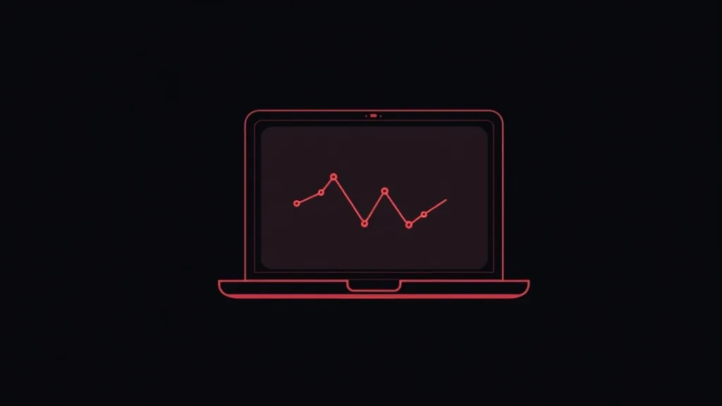 Laptop sa grafikonom - optimizacija sajta za AI pretragu i poboljšanje vidljivosti biznisa
