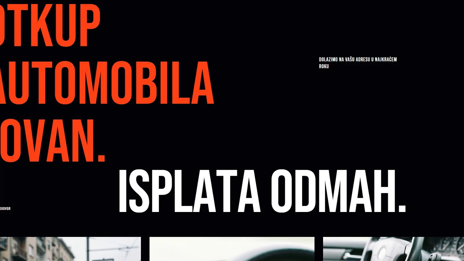 Auto Otkup Beograd — Sajt za brz otkup vozila