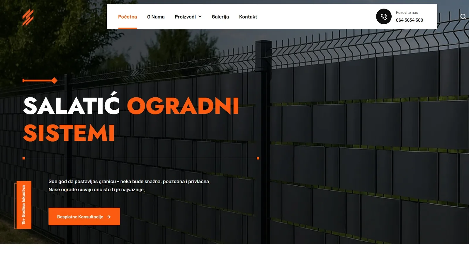 Salatić Ogradni Sistemi - Sajt za panelne ograde i kapije